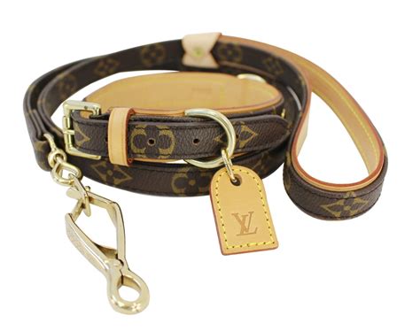 louis vuitton baxter dog leash|louis vuitton dog collar large.